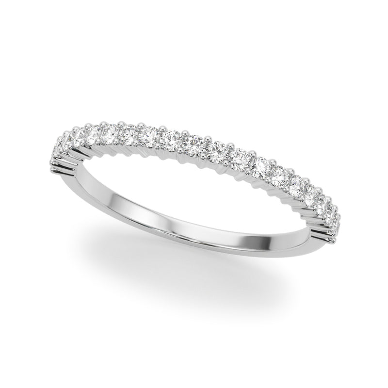 Anais Micro Diamond Half Eternity Band