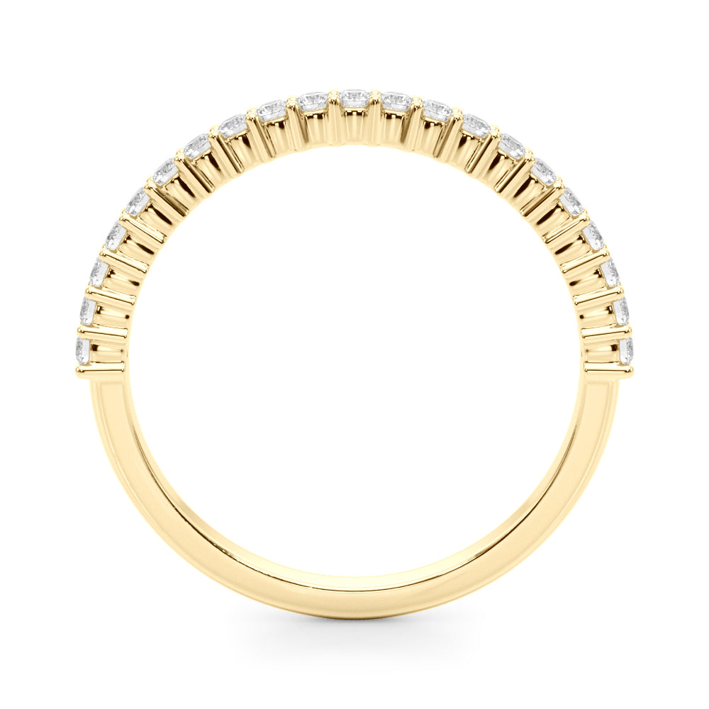 Anais Micro Diamond Half Eternity Band