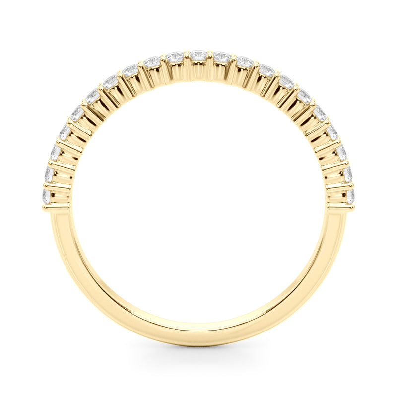 Anais Micro Diamond Half Eternity Band