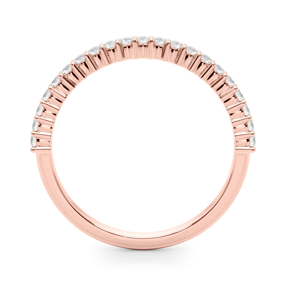 Anais Micro Diamond Half Eternity Band