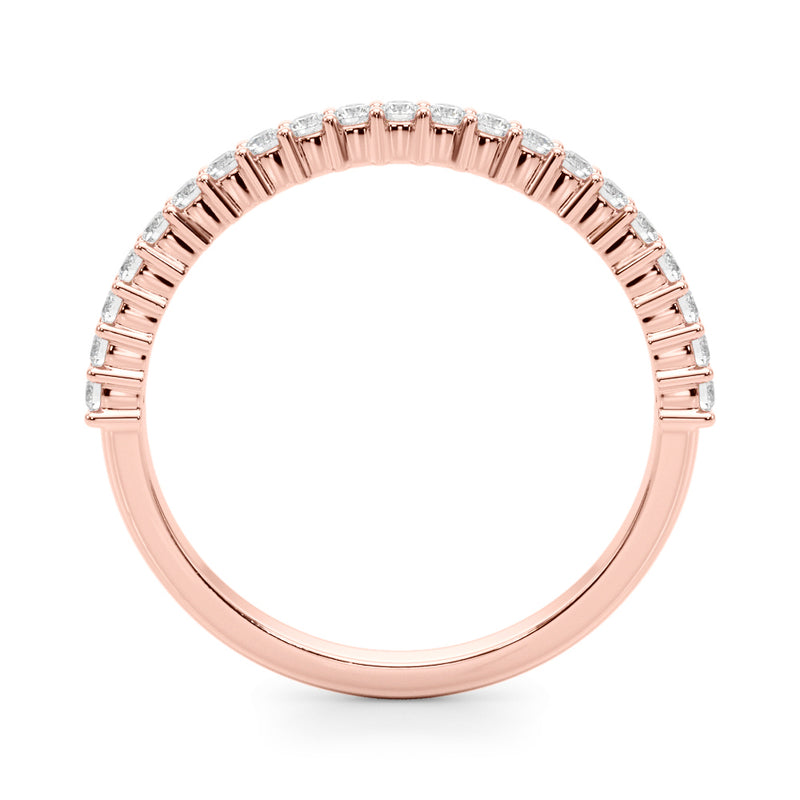 Anais Micro Diamond Half Eternity Band