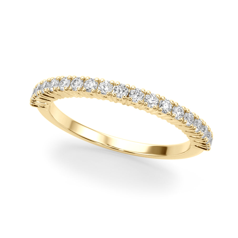 Blanche Pave Half Eternity Diamond Band