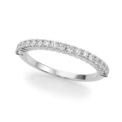 Blanche Pave Half-Eternity Diamond Band