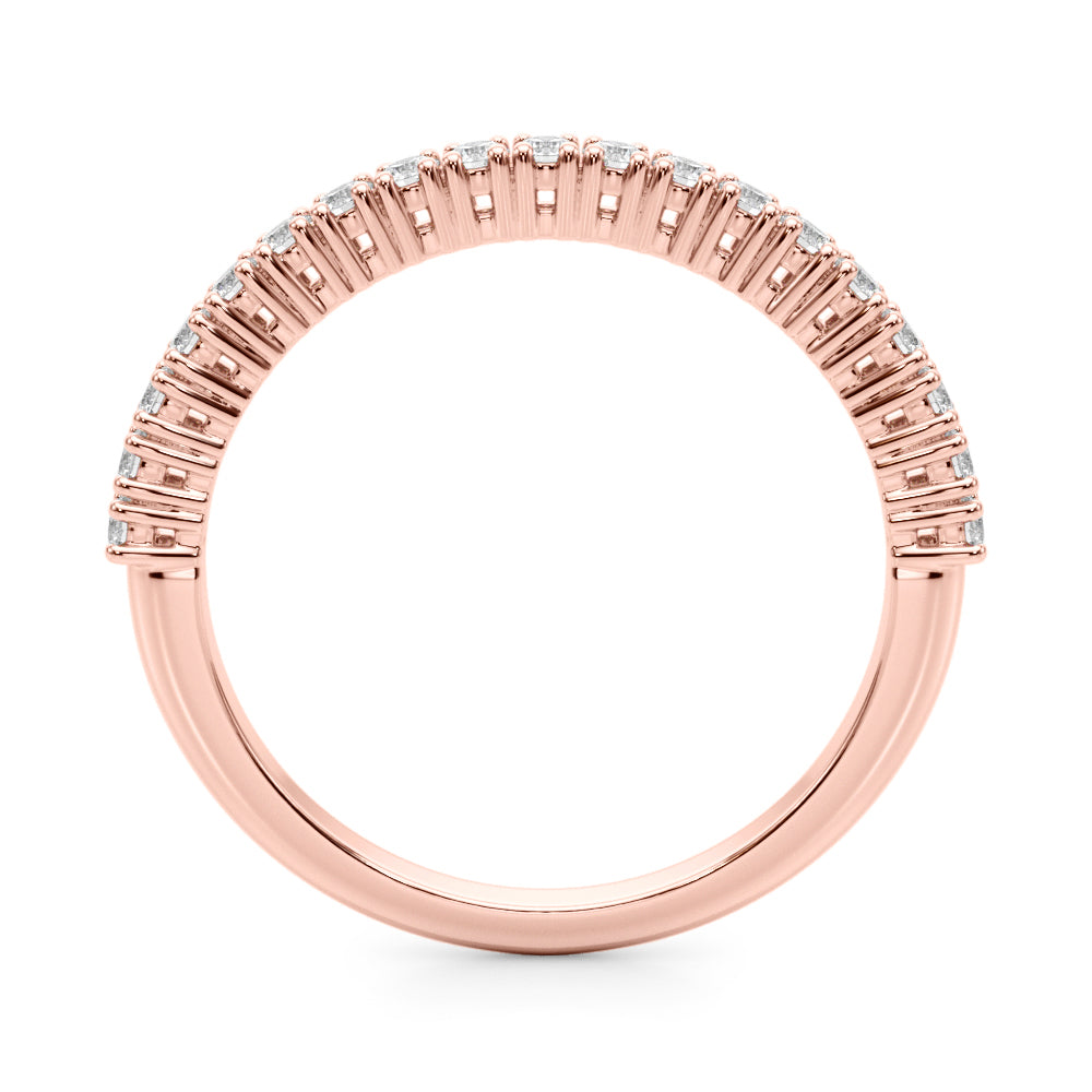 Blanche Pave Half Eternity Diamond Band
