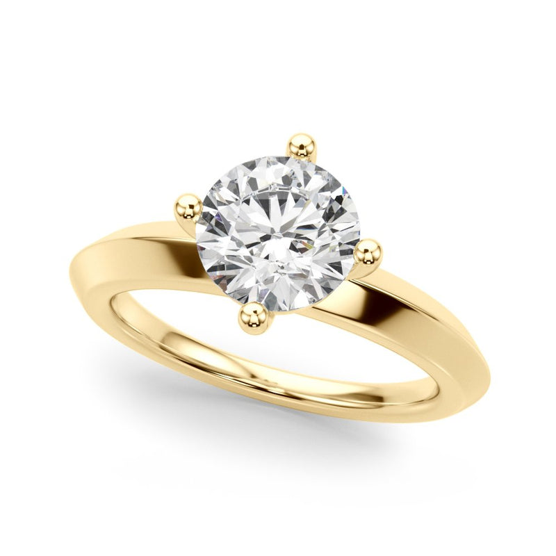 Emilie Round Solitaire Engagement Ring