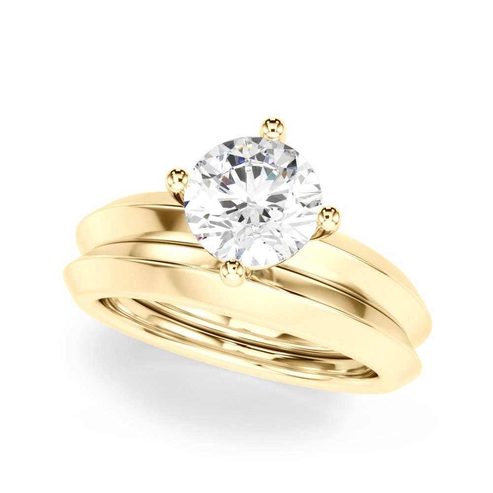 Emilie Round Solitaire Engagement Ring
