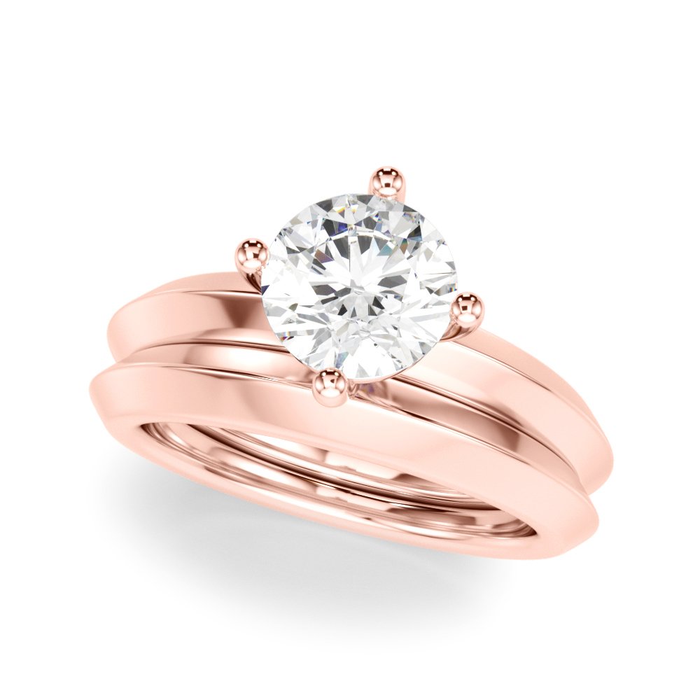 Emilie Round Solitaire Engagement Ring