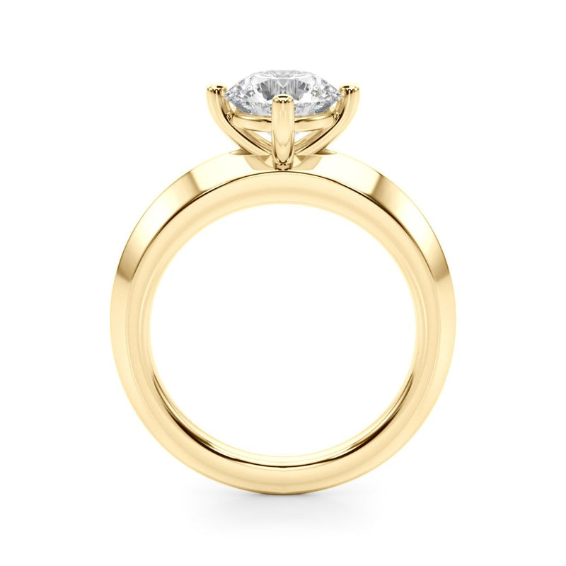 Emilie Round Solitaire Engagement Ring