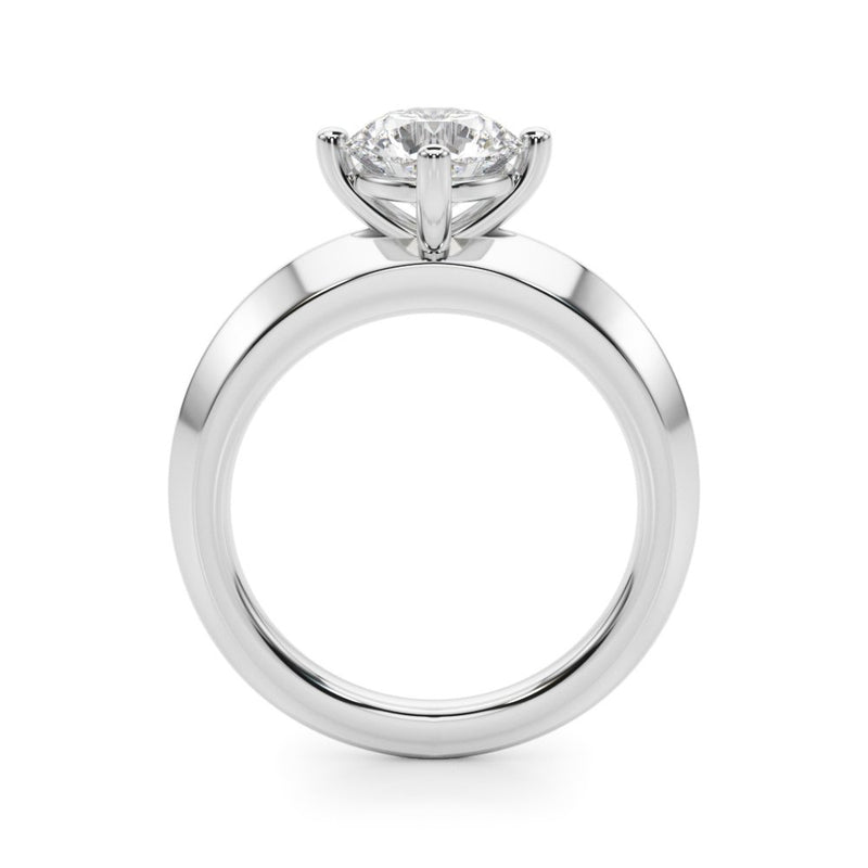 Emilie Round Solitaire Engagement Ring