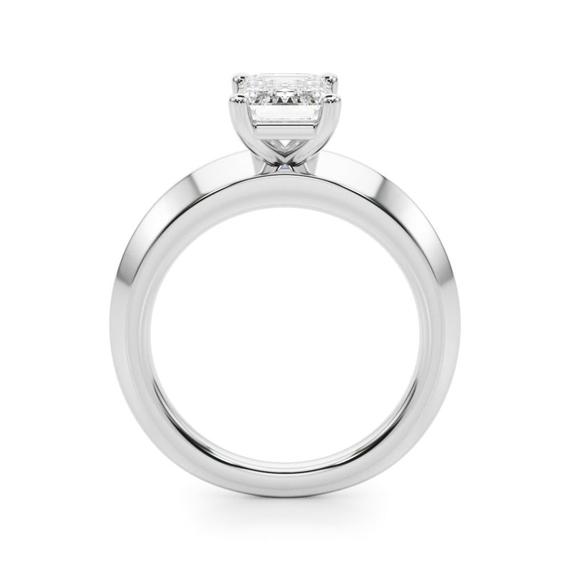 Elisa Emerald Cut Solitaire Engagement Ring