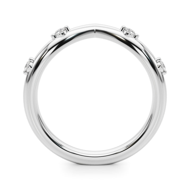 Yolande Chevron Diamond Band