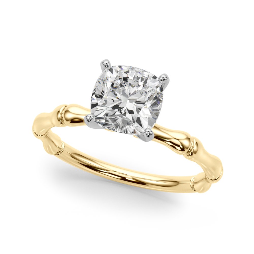 Edith Round Solitaire Engagement Ring