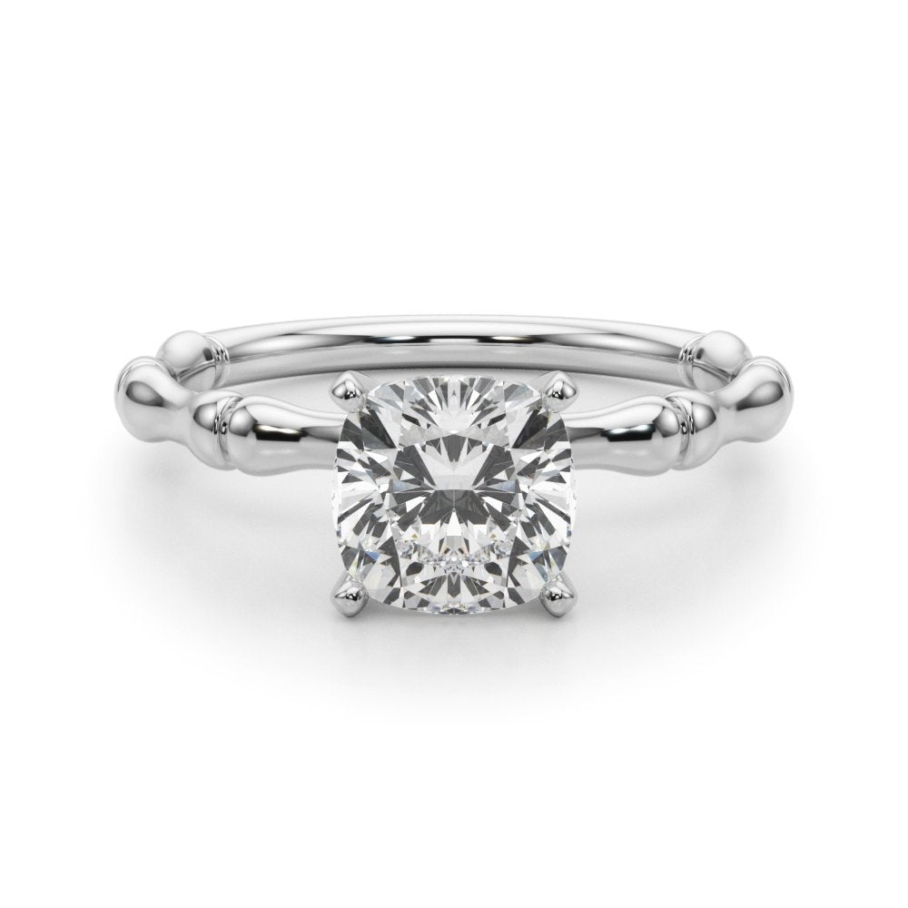 Edith Round Solitaire Engagement Ring
