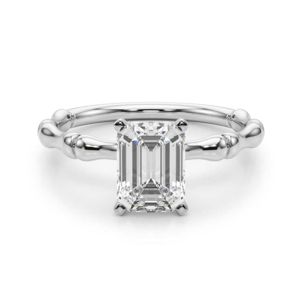 Edith Round Solitaire Engagement Ring