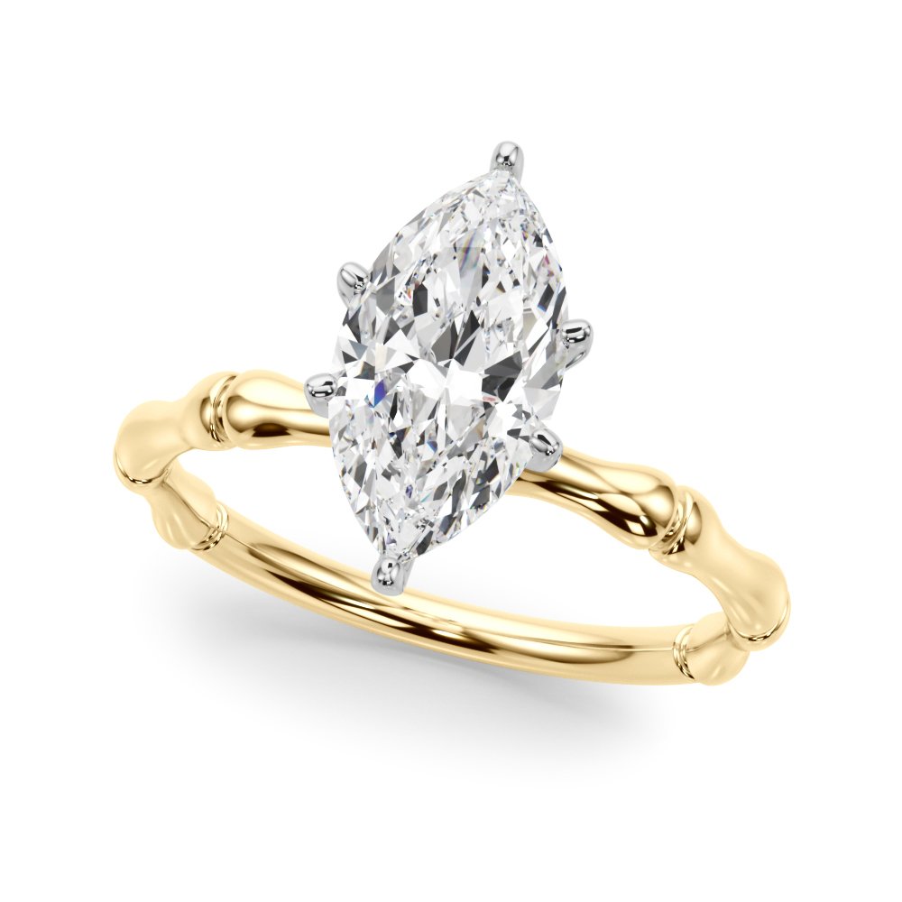 Edith Round Solitaire Engagement Ring