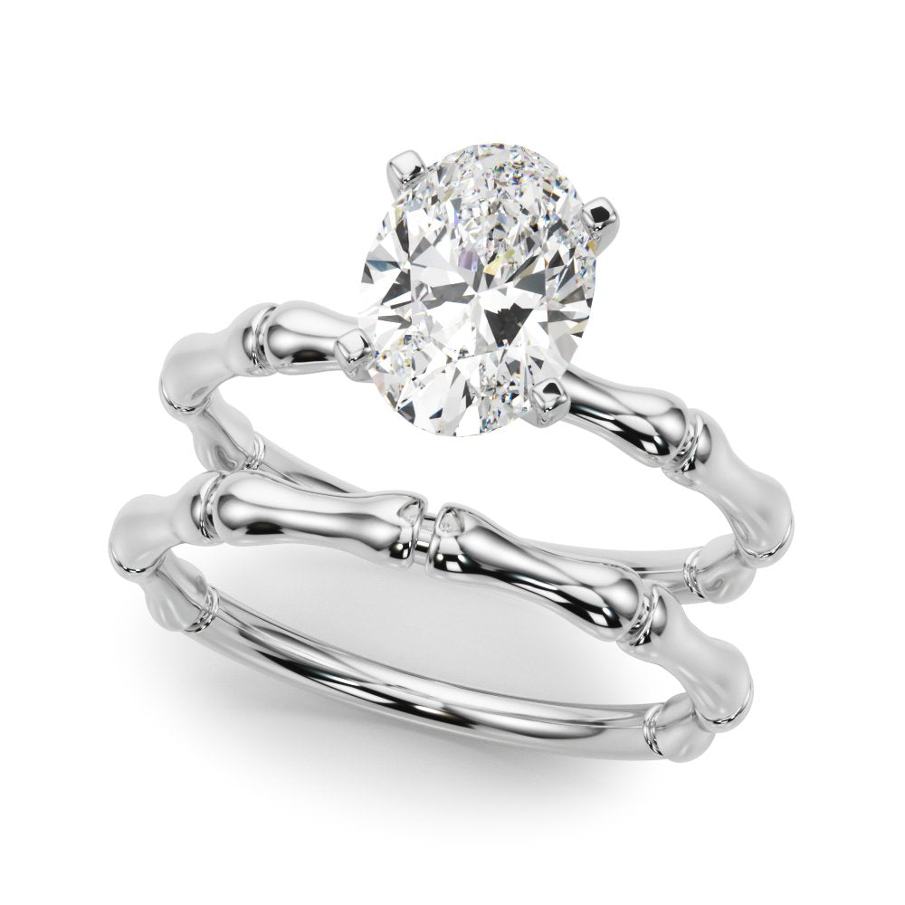 Edith Round Solitaire Engagement Ring