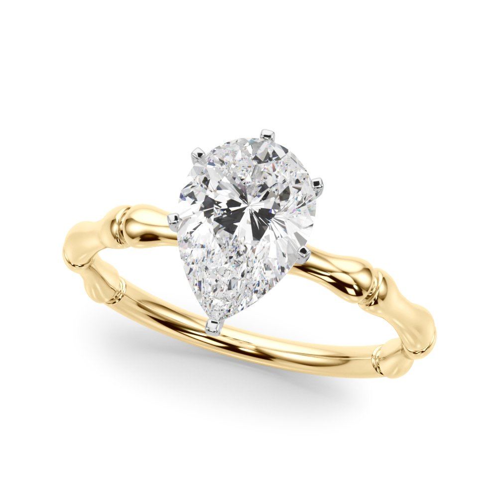 Edith Round Solitaire Engagement Ring
