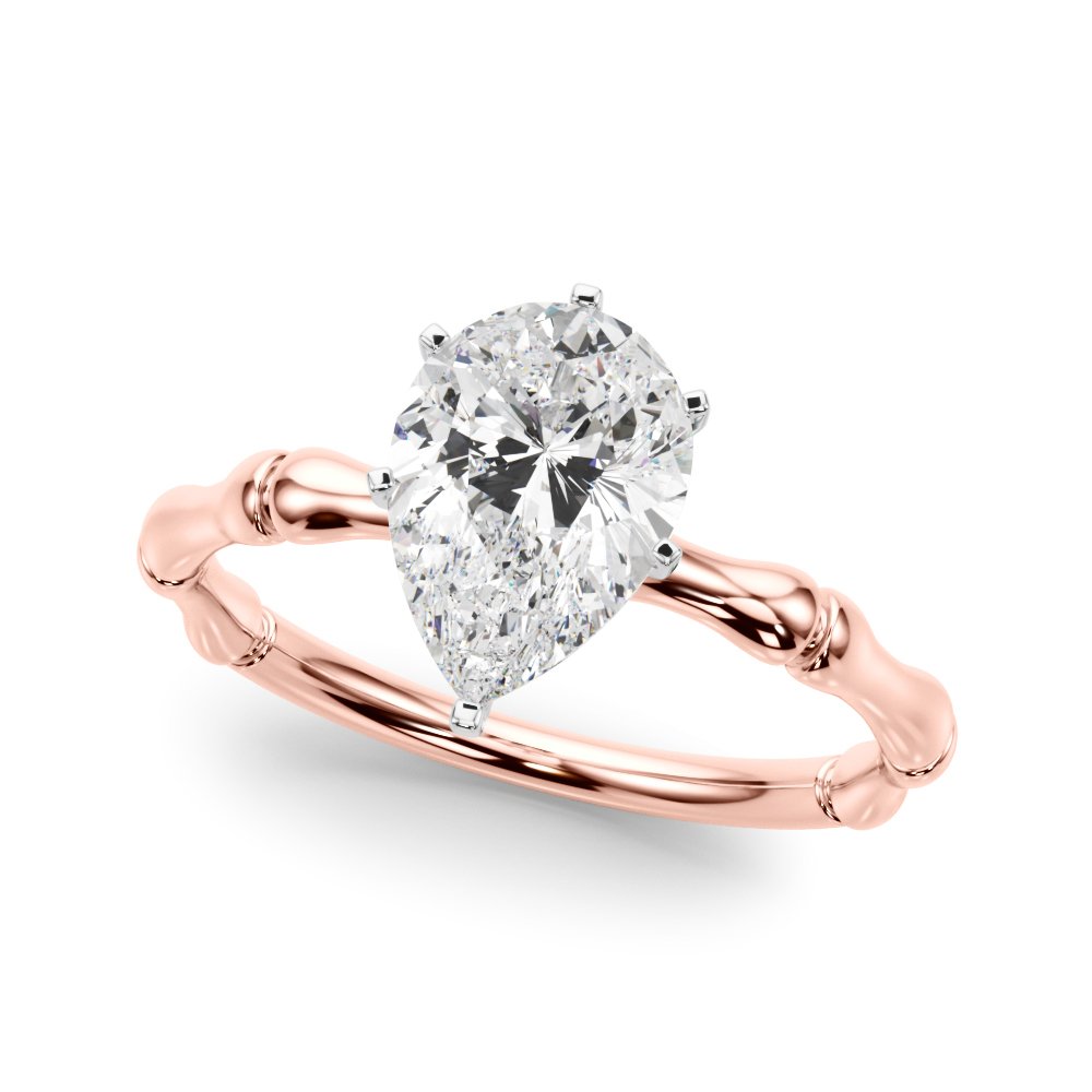 Edith Round Solitaire Engagement Ring