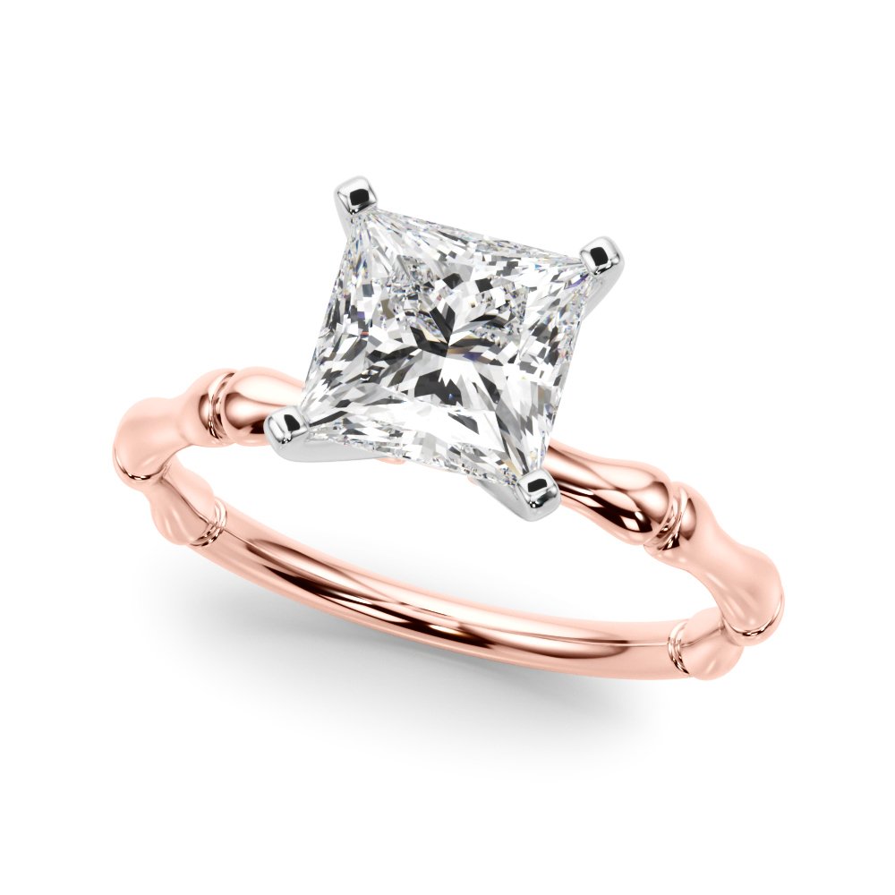Edith Round Solitaire Engagement Ring