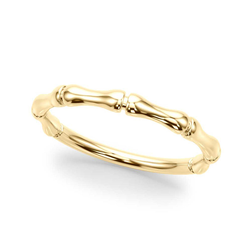 Mathilde Bamboo Pattern Wedding Band