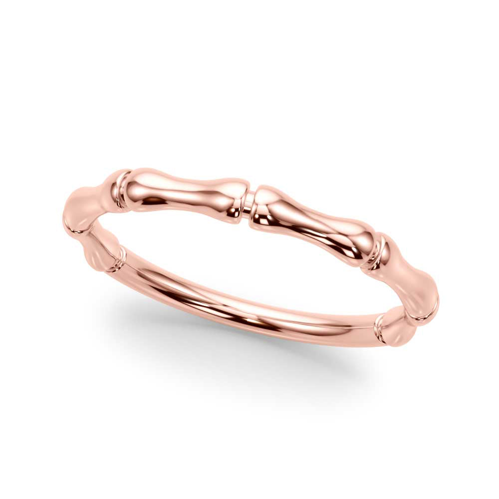 Mathilde Bamboo-pattern Women's Wedding Band