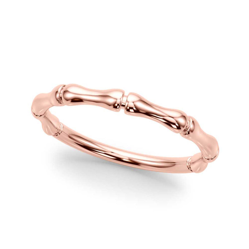Mathilde Bamboo Pattern Wedding Band