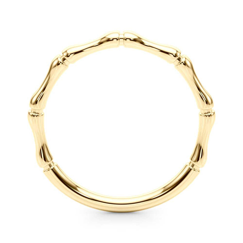 Mathilde Bamboo Pattern Wedding Band