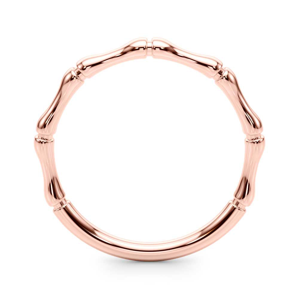 Mathilde Bamboo-pattern Women's Wedding Band