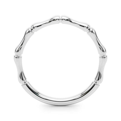 Mathilde Bamboo-pattern Women's Wedding Band