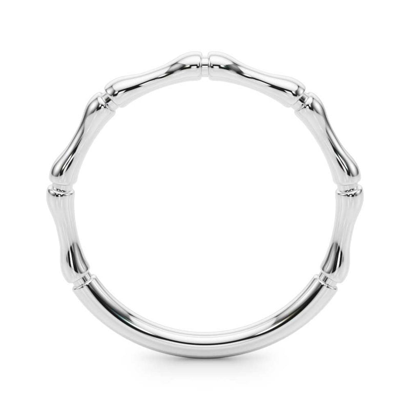 Mathilde Bamboo Pattern Wedding Band