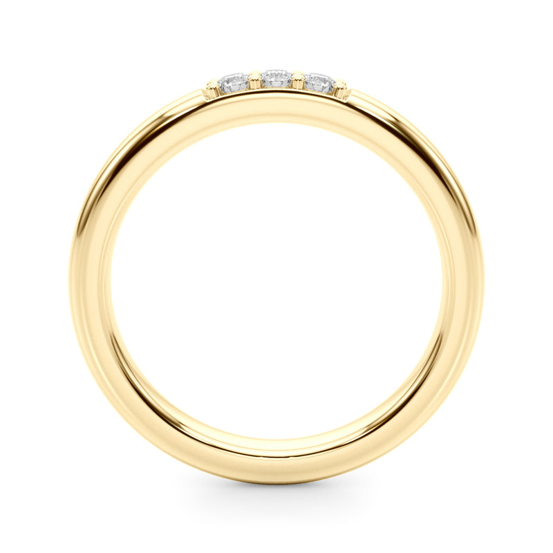 Natacha Straight Prong Diamond Band