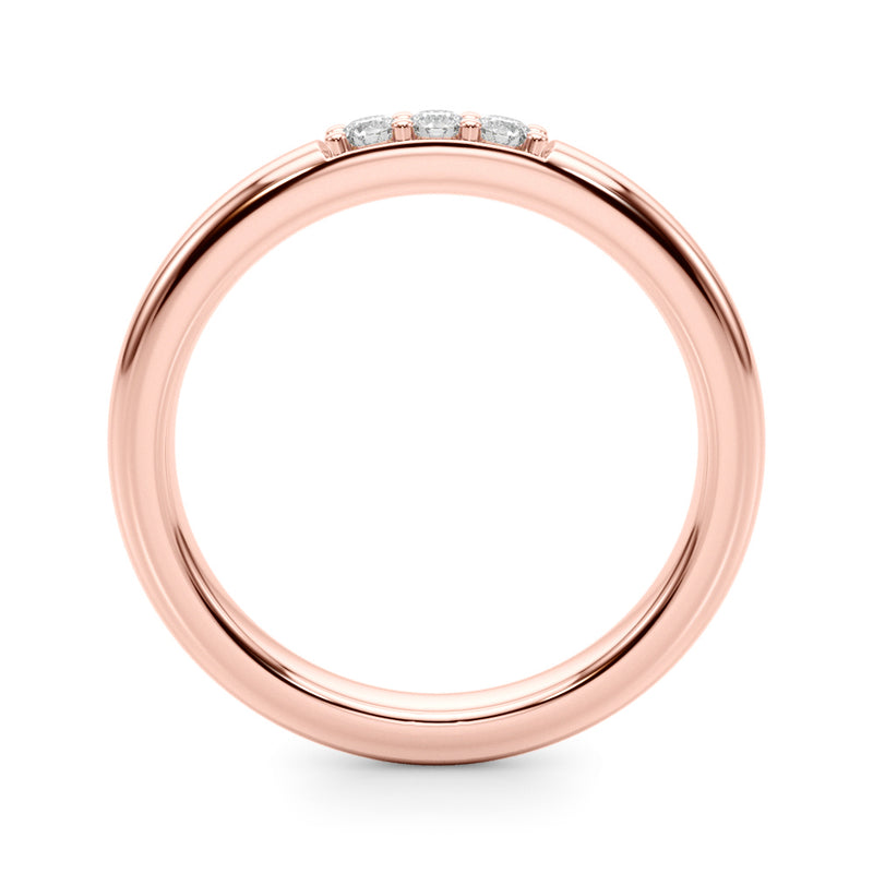 Natacha Straight Prong Diamond Band