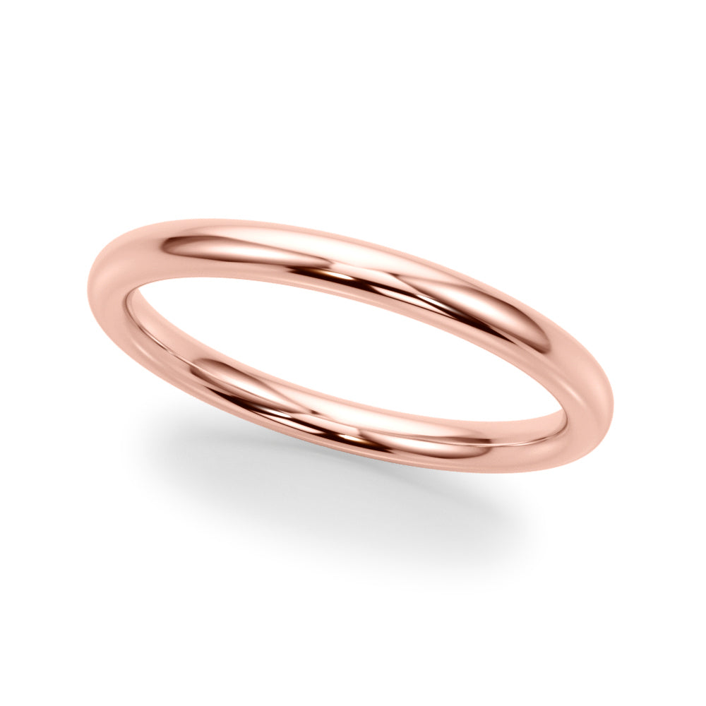 Laure Plain Gold Women's Wedding Band