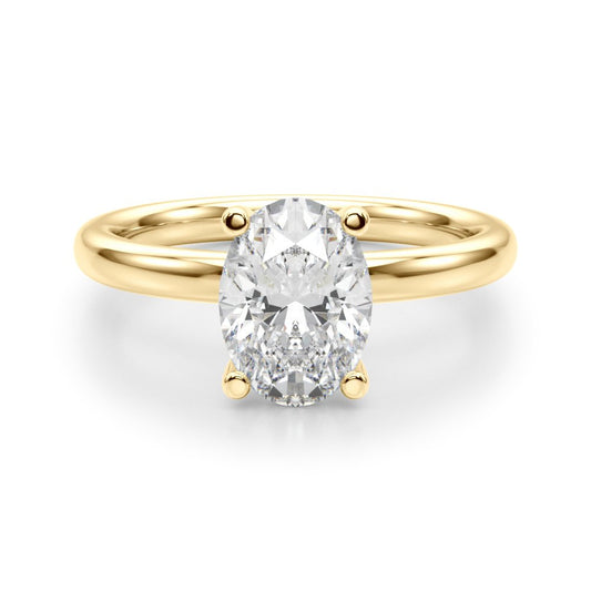 Dora Oval Solitaire Engagement Ring