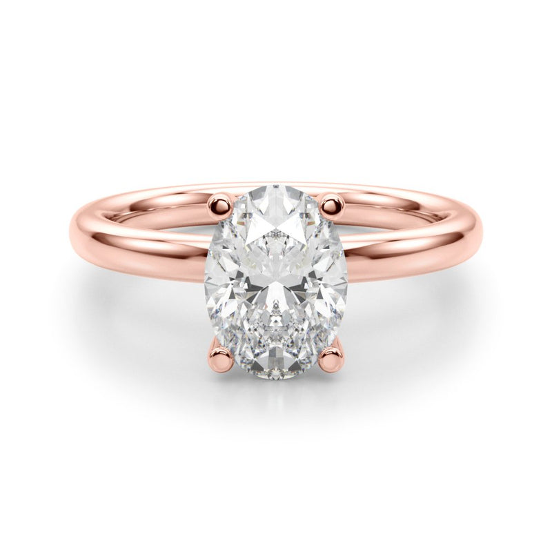 Dora Oval Solitaire Engagement Ring