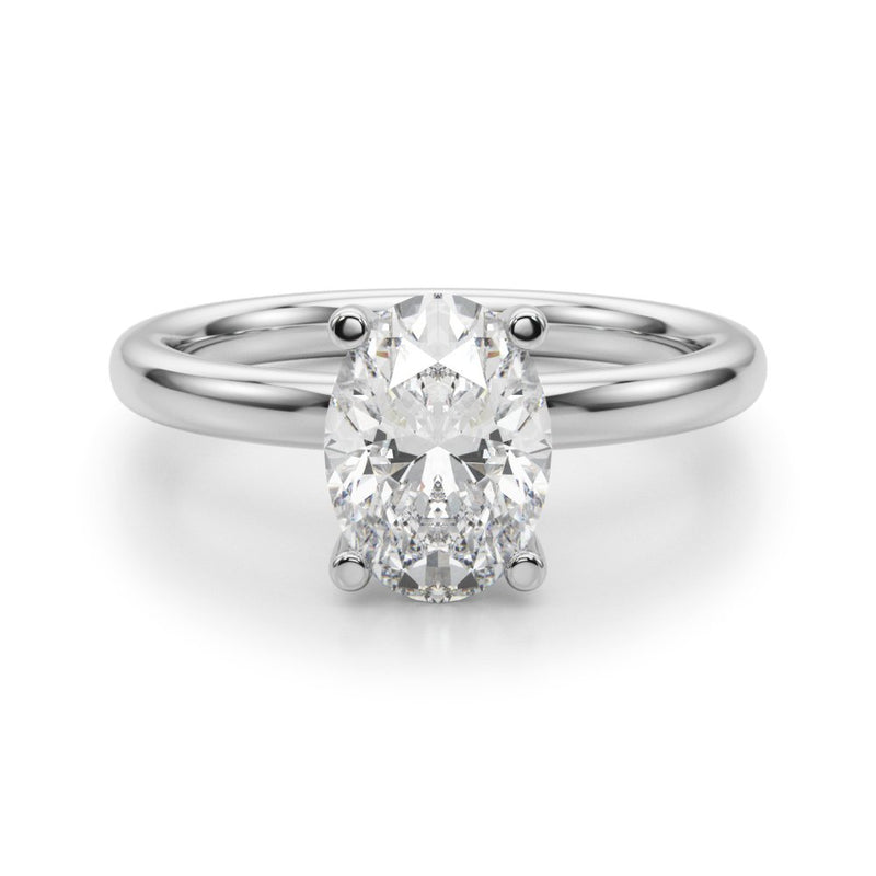 Dora Oval Solitaire Engagement Ring