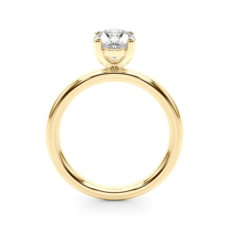 Dora Oval Solitaire Engagement Ring