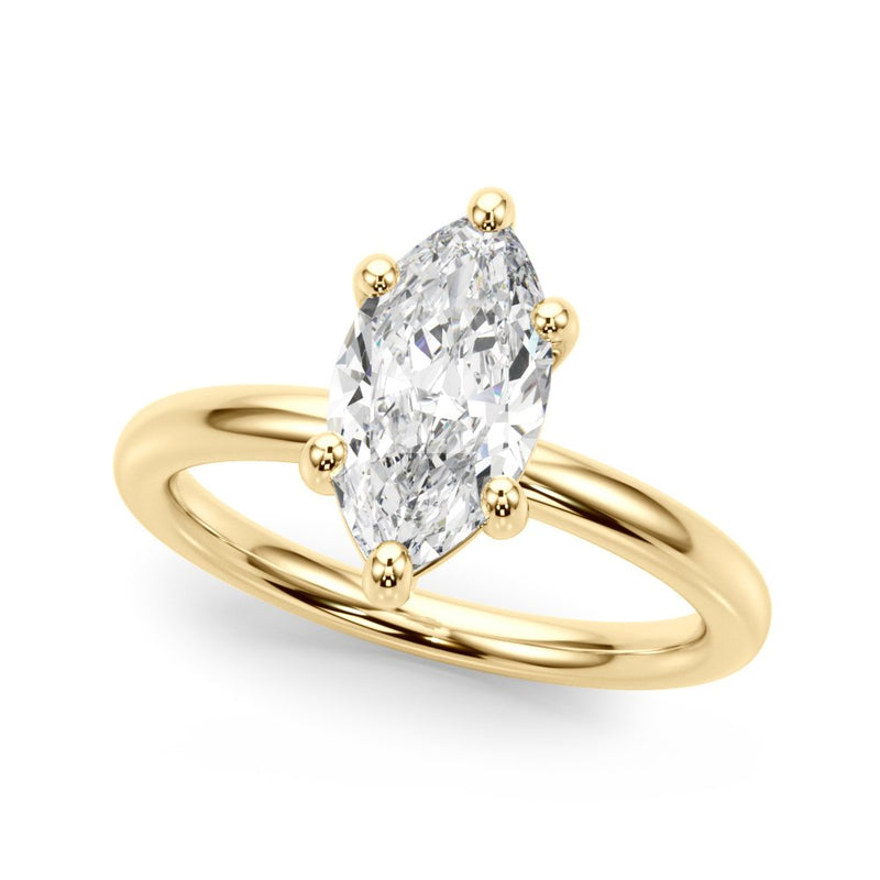 Daria Marquise Solitaire Engagement Ring