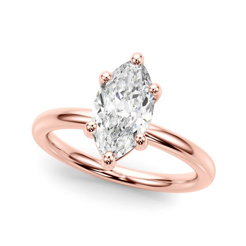 Daria Marquise Solitaire Engagement Ring