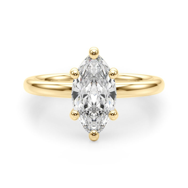 Daria Marquise Solitaire Engagement Ring