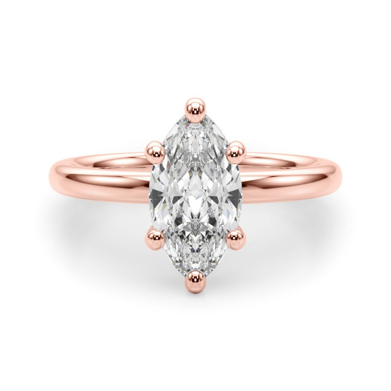 Daria Marquise Solitaire Engagement Ring