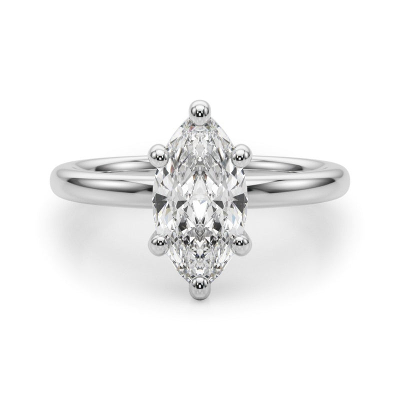 Daria Marquise Solitaire Engagement Ring
