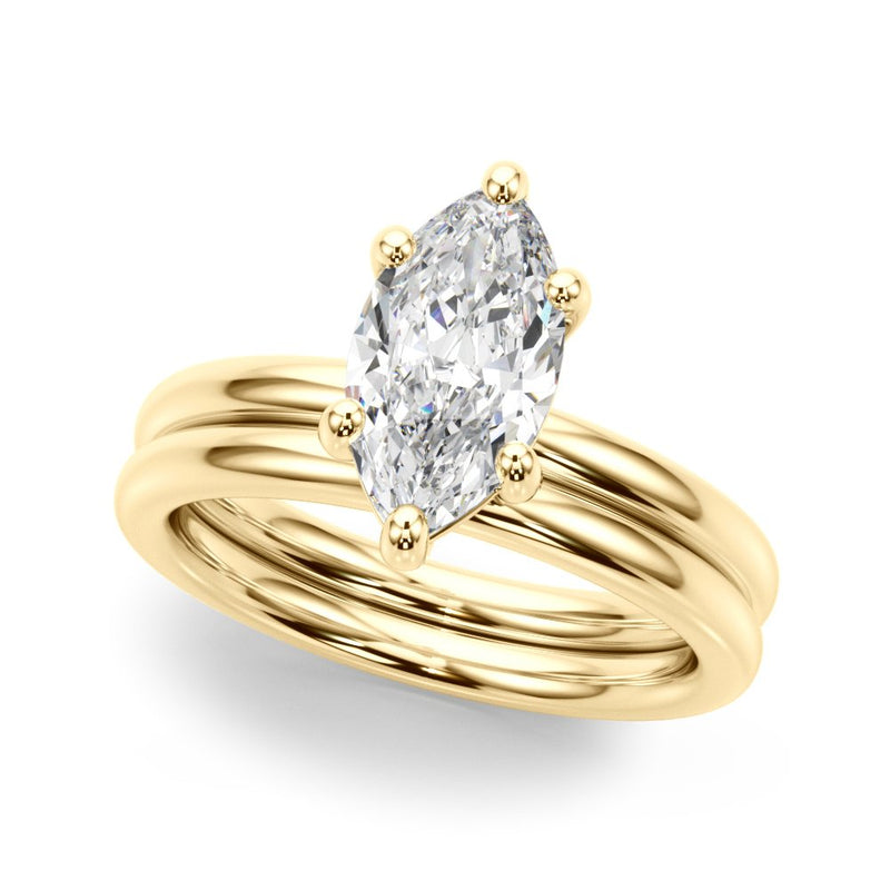 Daria Marquise Solitaire Engagement Ring