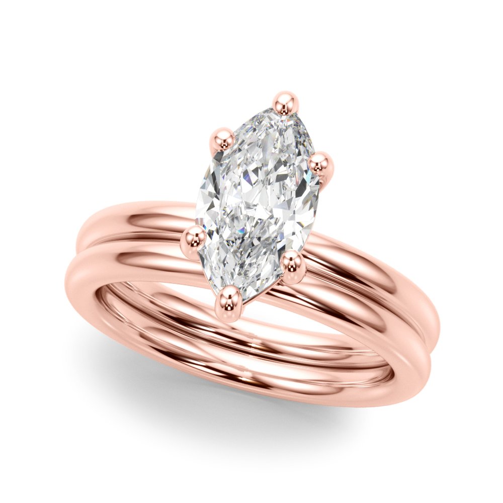Daria Marquise Solitaire Engagement Ring