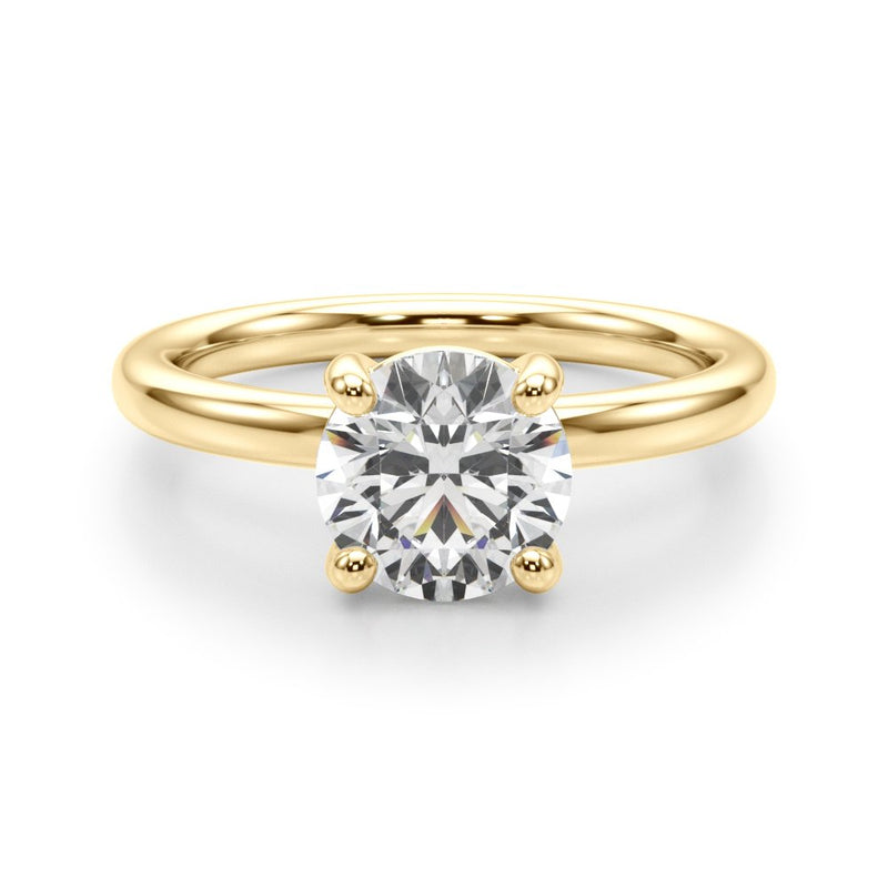 Celine Round Solitaire Engagement Ring