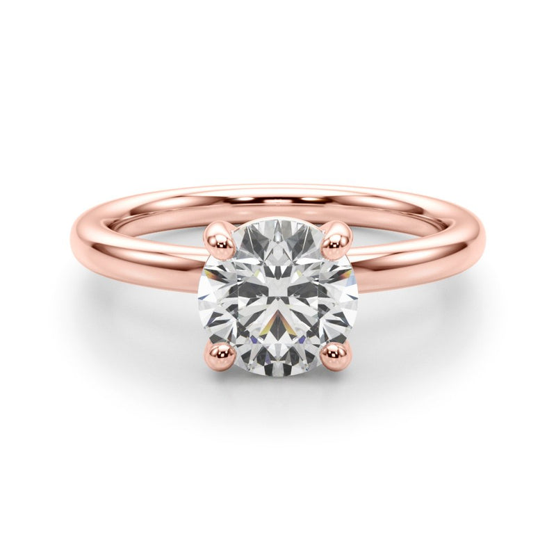 Celine Round Solitaire Engagement Ring