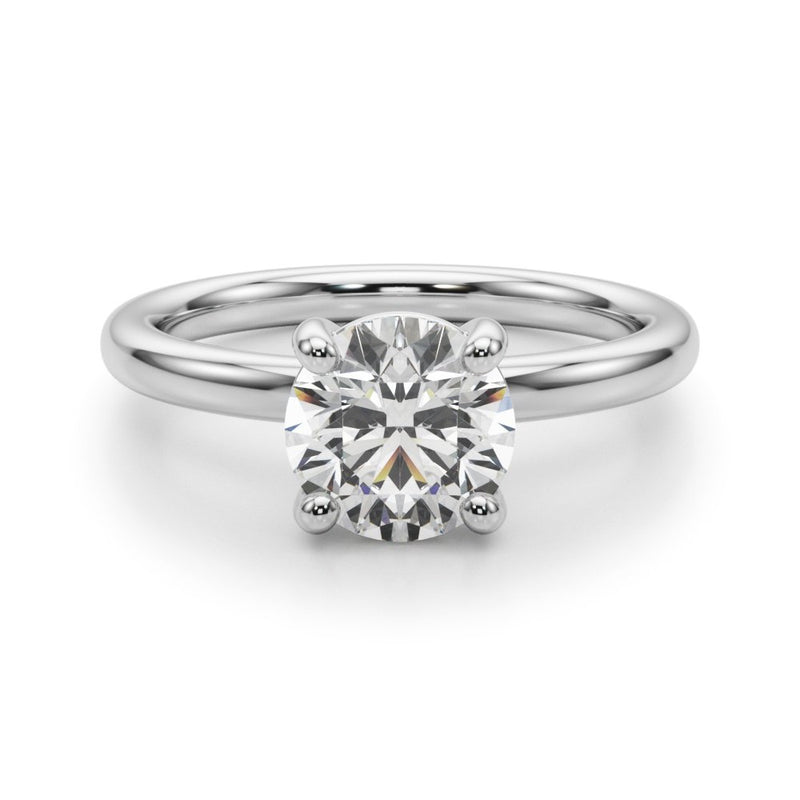 Celine Round Solitaire Engagement Ring