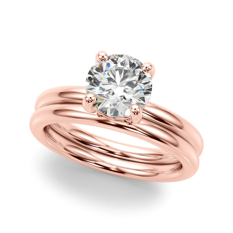 Celine Round Solitaire Engagement Ring