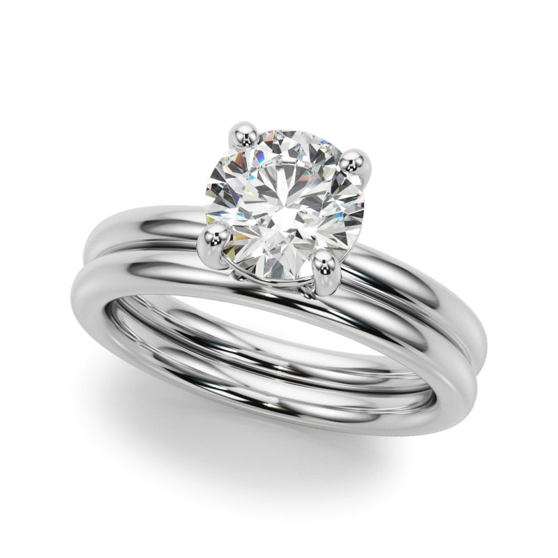 Celine Round Solitaire Engagement Ring