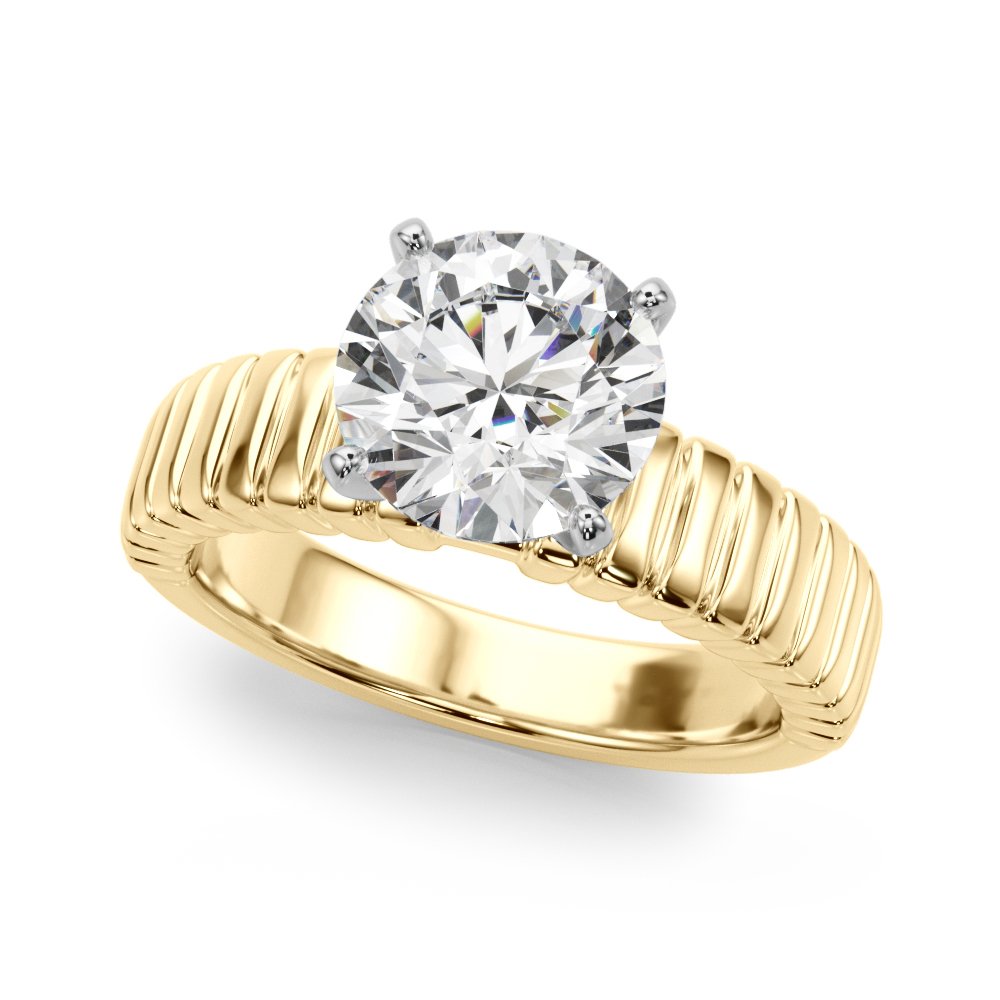 Vita Round Solitaire Engagement Ring